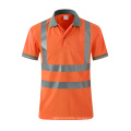 Hi Vis Polo T-shirts Reflective Safety Security Work Construction Shirts